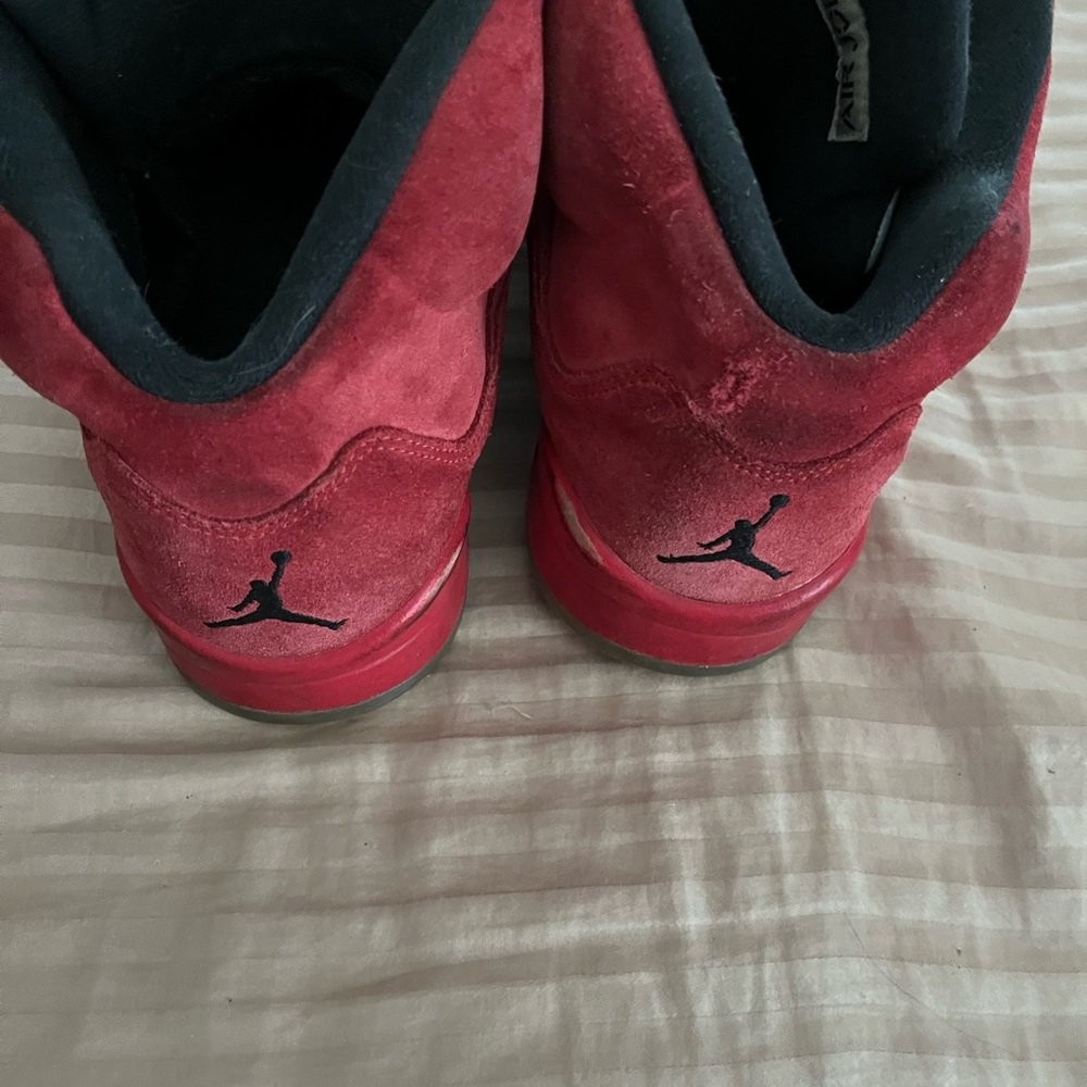 Red Air Jordan Sneakers - Picture 4 of 4
